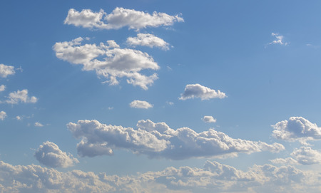 Blue sky and clouds sky, blue sky background, sky panoramaの写真素材