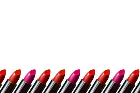 Lipstick Border with space for your text.の写真素材
