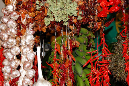 Lavradores market in city Funchal, Portugalの写真素材
