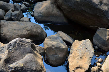 Water and Stoneの写真素材