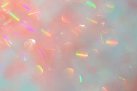 Abstract defocused pink background with shining glitter.Good as overlay layer.の写真素材