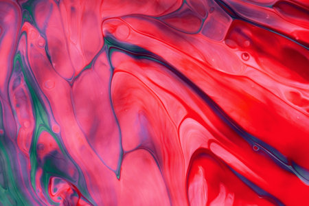 Pink and blue liquid abstract background.の写真素材