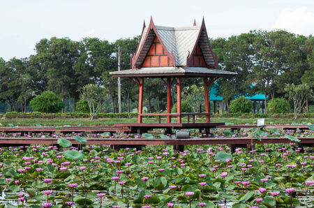 waterfront public rest-houseの写真素材