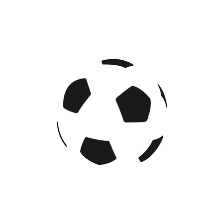 Soccer ball Football ball. Sports equipment, logos. Vector illustrationのイラスト素材