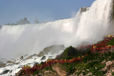 Cave of the Winds at Niagara Fallsのeditorial素材