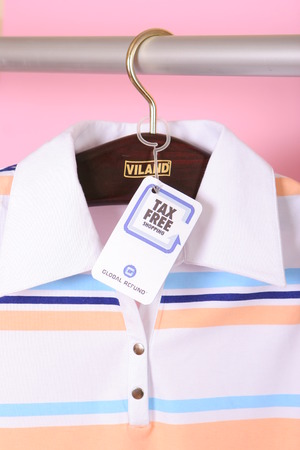 Tax free conceptのeditorial素材