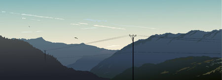 Mountainsのイラスト素材