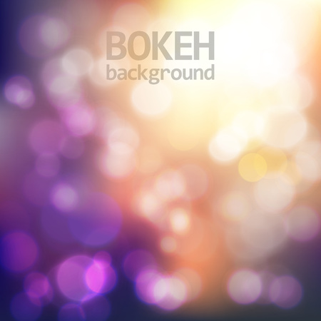 Abstract bokeh backgrounds. Vector Illustrationのイラスト素材