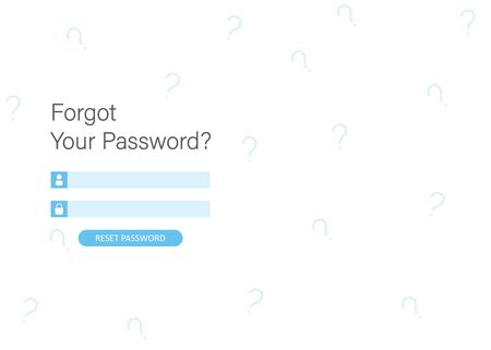 Landing page illustration design people forgot her password. This design can be used for websites, landing pages, UI, mobile applications, posters, banners.のイラスト素材