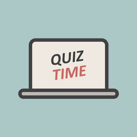 Online Quiz From on Phone. Choice and survey. Symbol of quiz online in website, choice and quiz exam listのイラスト素材