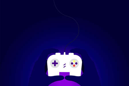 Cyber sport background. Video Games Banner