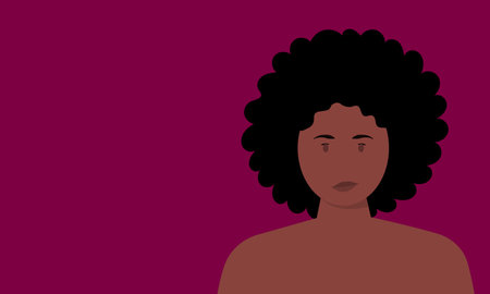 Beautiful girl model illustration. Image for spa, massage, beauty, model and so onのイラスト素材