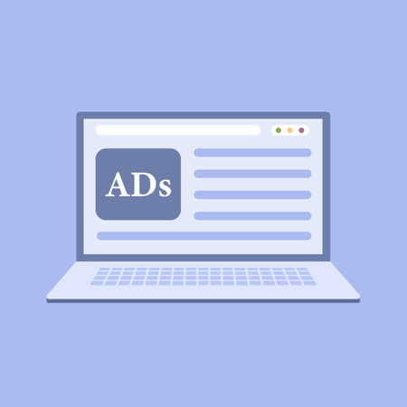 Search marketing, PPC ad, digital advertisingのイラスト素材