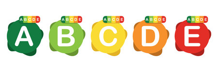 Nutri score nutrition system product value choiceのイラスト素材