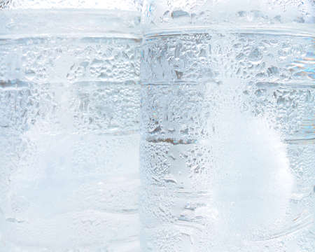 texture of frozen water drops cool ice,Water Bottlesの写真素材
