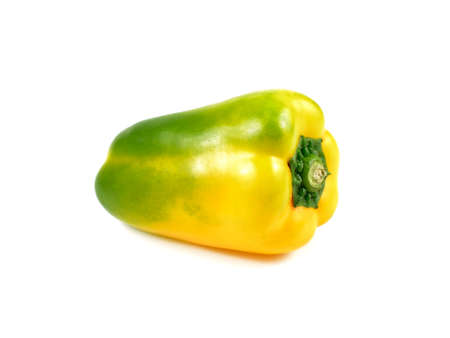 Bell pepper (bulgarian pepper) isolated on white