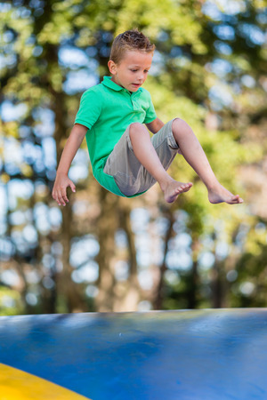 Young caucasian boy in Denmark on a summer day.の写真素材