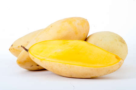 cantaloupe melon,Full and Sliced Cantaloupe Isolated on White Backgroundの写真素材
