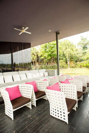 Elegant event in luxury garden.のeditorial素材