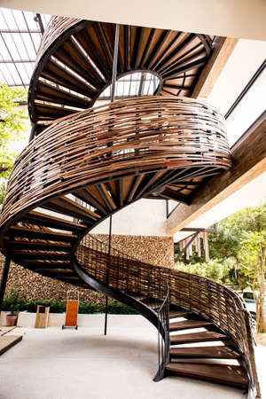 spiral staircase,Upside view of a spiral staircase,Old Spiral Staircase