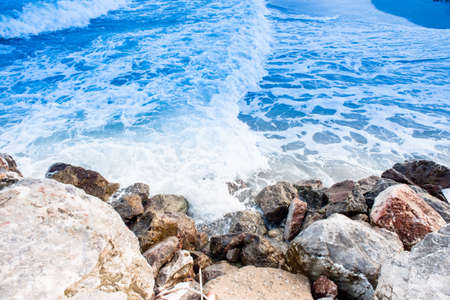 Sea-washed rocks, Rocks and wavesの写真素材