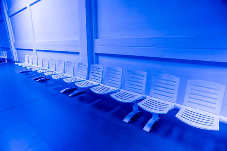 Chair waiting,Airport loungeの写真素材