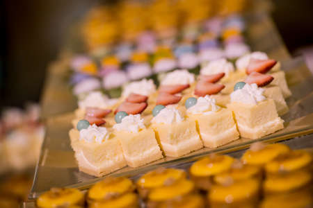 canapes on toothpicks , appetizer, pinchos , spanish food ,delicious finger food,の写真素材