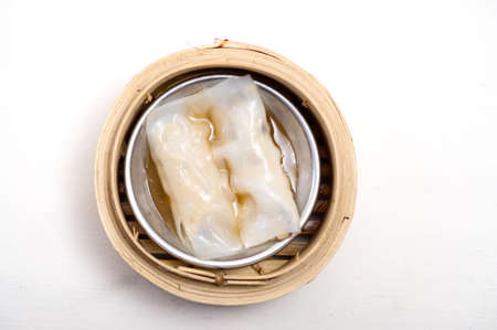 yumcha, dim sum in bamboo steamer, chinese cuisine