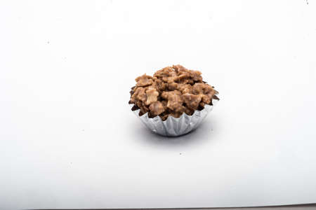 caramel candy isolated on white background