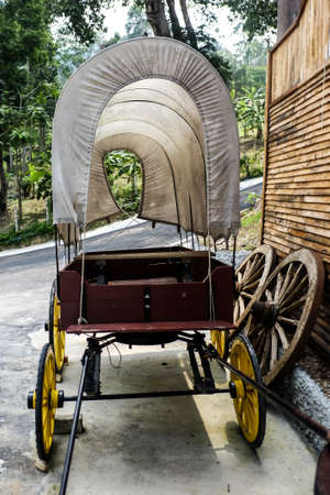 The old horse carriage