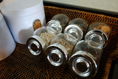 Put the  spices and herbの写真素材