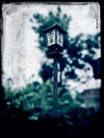 Old lamp post. の素材