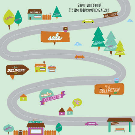 Collection of vector vintage hipsters unique sale graphic elements: shops, discounts, arrows, badge, ribbon, labels, icons in vintage style. Great discount, low prices. Special offer, best time to buyのイラスト素材