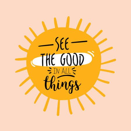 Motivational typography poster with cool quote. Isolated on white background. Trendy and cute lettering. Perfect for t shirt design, home decor, posters, stickers, banners, cards. Scandinavian style.のイラスト素材