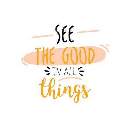 Motivational typography poster with cool quote. Isolated on white background. Trendy and cute lettering. Perfect for t shirt design, home decor, posters, stickers, banners, cards. Scandinavian style.のイラスト素材
