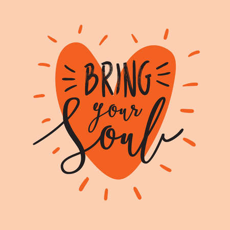 Motivational typography poster with cool quote. Isolated on white background. Trendy and cute lettering. Perfect for t shirt design, home decor, posters, stickers, banners, cards. Scandinavian style.のイラスト素材