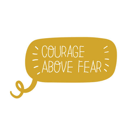 Motivational typography poster with cool quote. Isolated on white background. Trendy and cute lettering. Perfect for t shirt design, posters, stickers, banners, cards. Scandinavian style.のイラスト素材