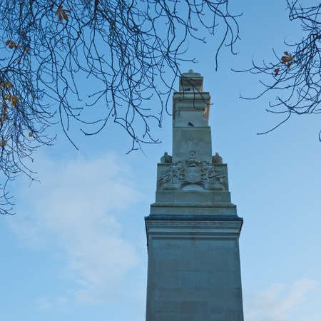 The top of the cenotaph memorial in Southampton, UK.のeditorial素材