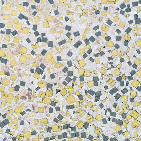 A colourful patio stone mosaic.の写真素材