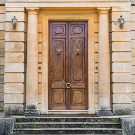 A shot of a front door.の写真素材