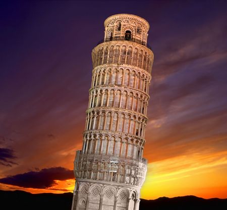Leaning tower of Pisa 