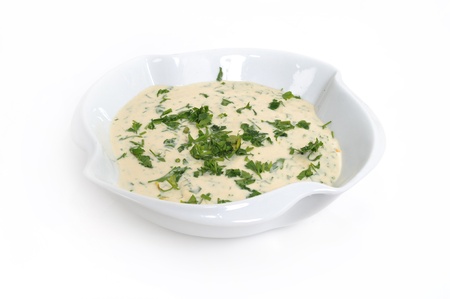 lebanese food , tahina dip popular in the Mediterranean and Arab regionsの写真素材