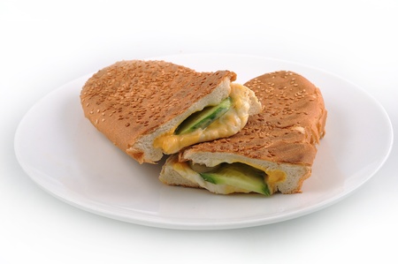 mozzarella Sandwich with Tomato cucumber & lettuce