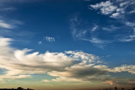 Blue sky.