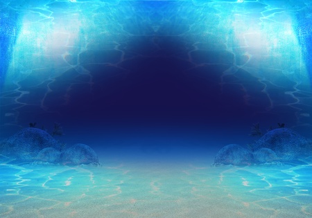 underwaterの写真素材
