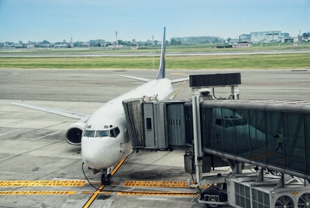 civil aircraft in Torino, Italy のeditorial素材