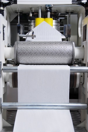 Parts and details of a printing machine  の写真素材