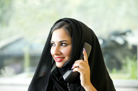 Arabian Customer service representativeの写真素材
