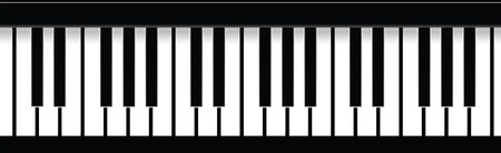 Piano Keys のイラスト素材