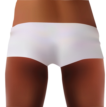 woman backのイラスト素材